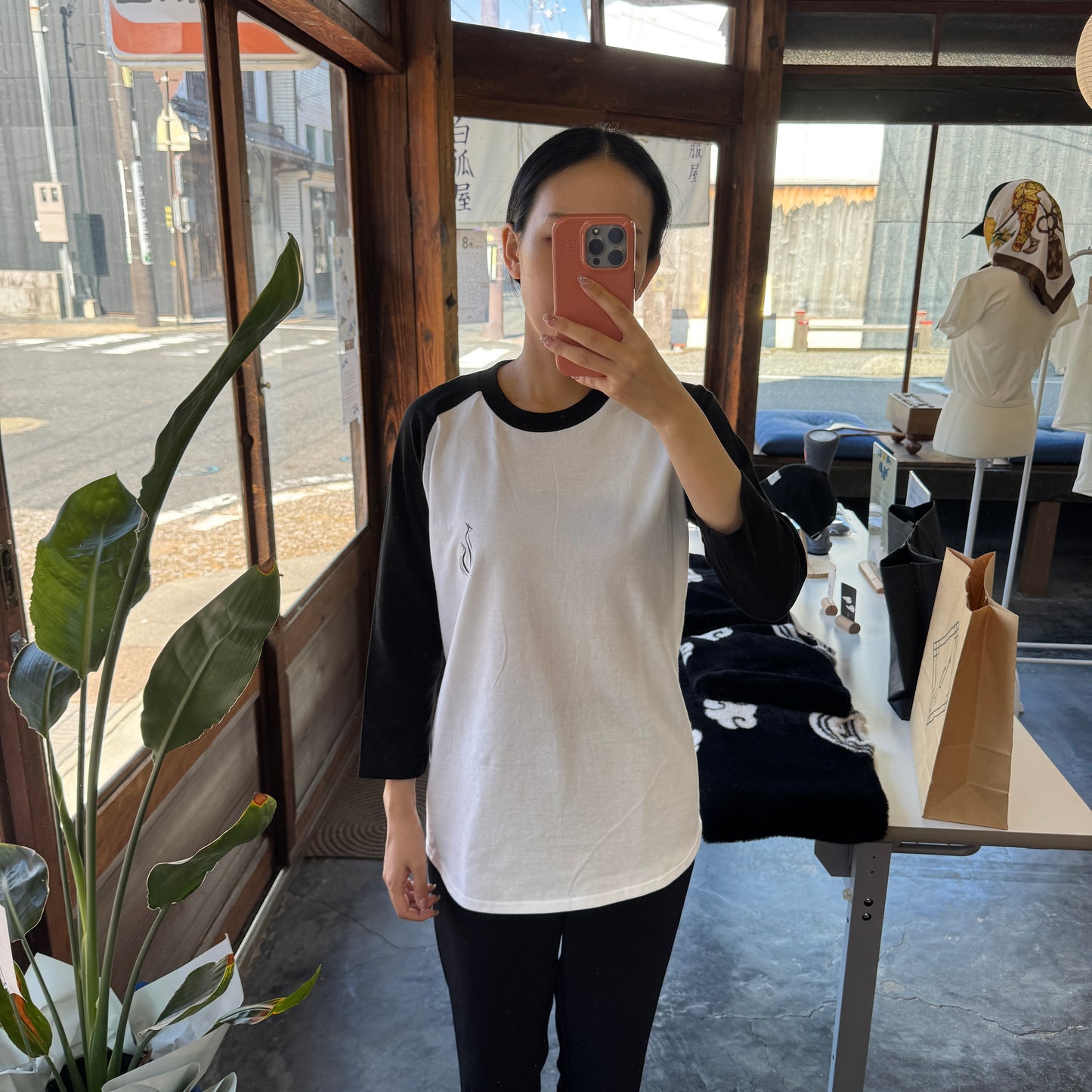 SMOKE ラグランTシャツ