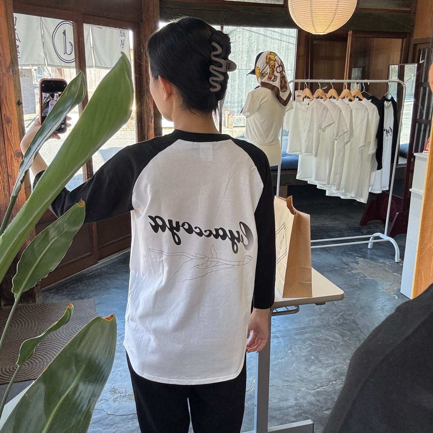 SMOKE ラグランTシャツ
