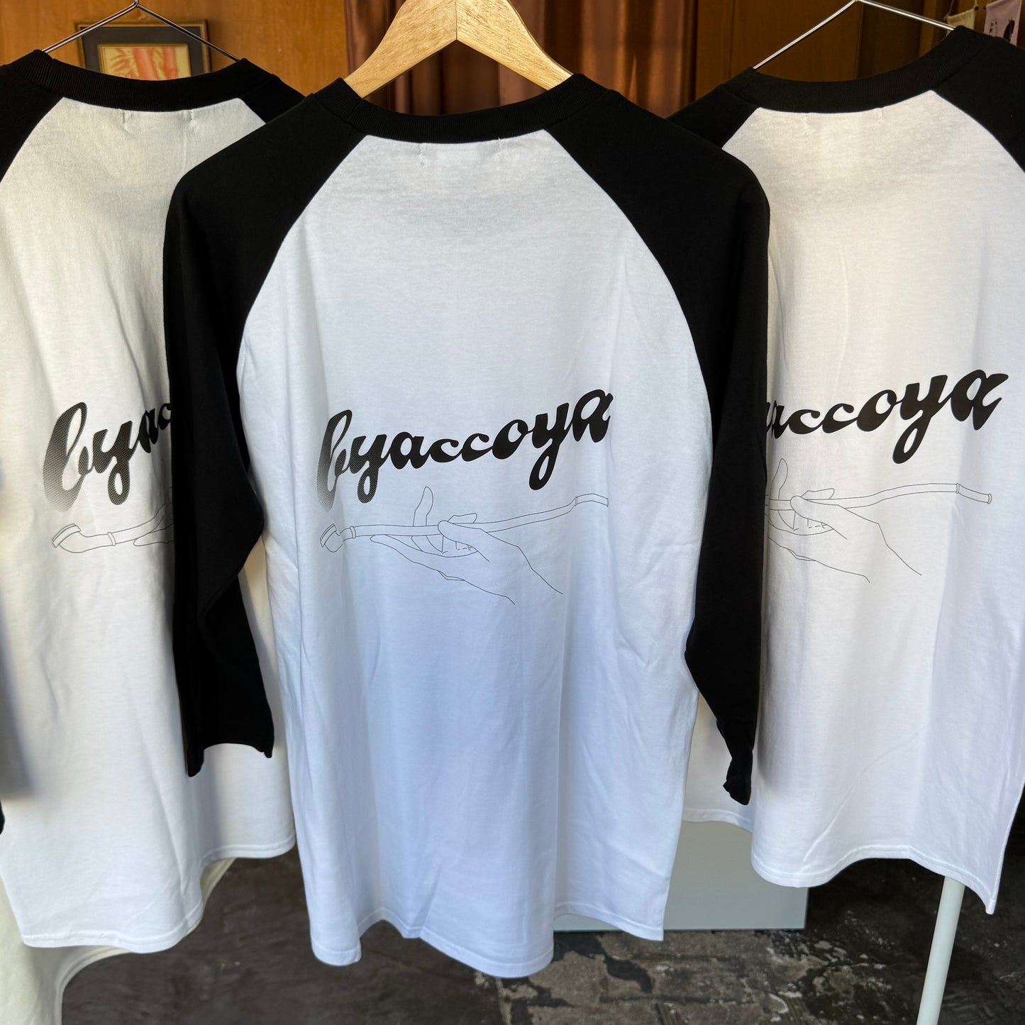 SMOKE ラグランTシャツ