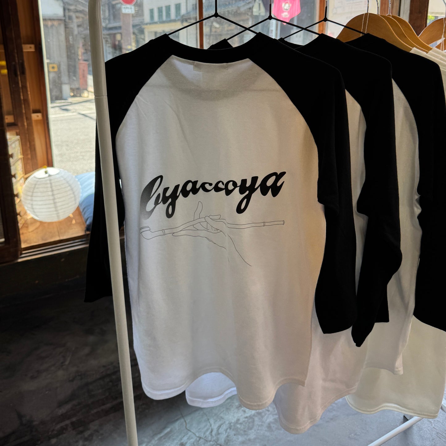 SMOKE ラグランTシャツ
