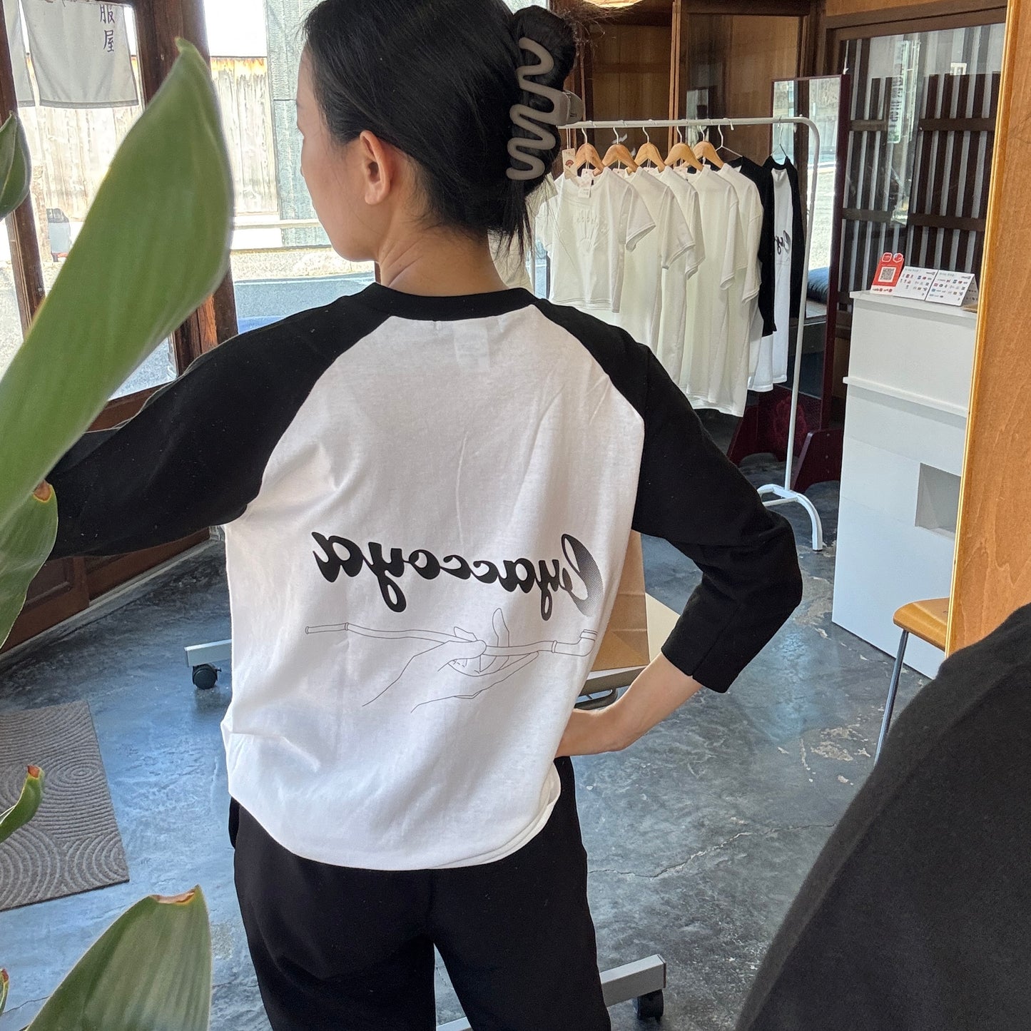 SMOKE ラグランTシャツ
